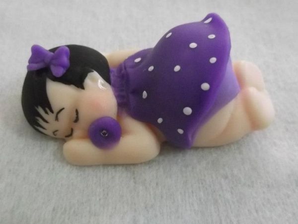 Bebê maternidade vestido roxo