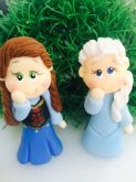 Aplique Elsa e Anna